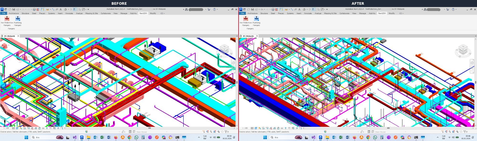 Before and After Comparison